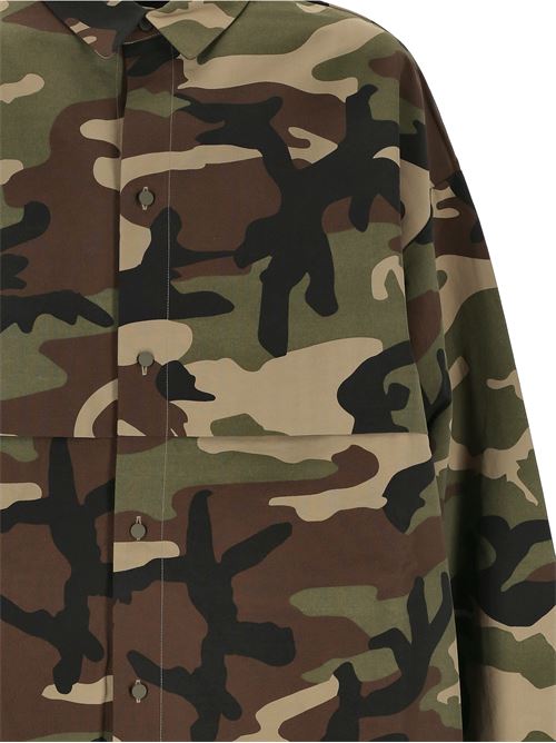 Shirt jacket with camouflage print FEAR OF GOD | 186BT244328FWOODLAND CAMO